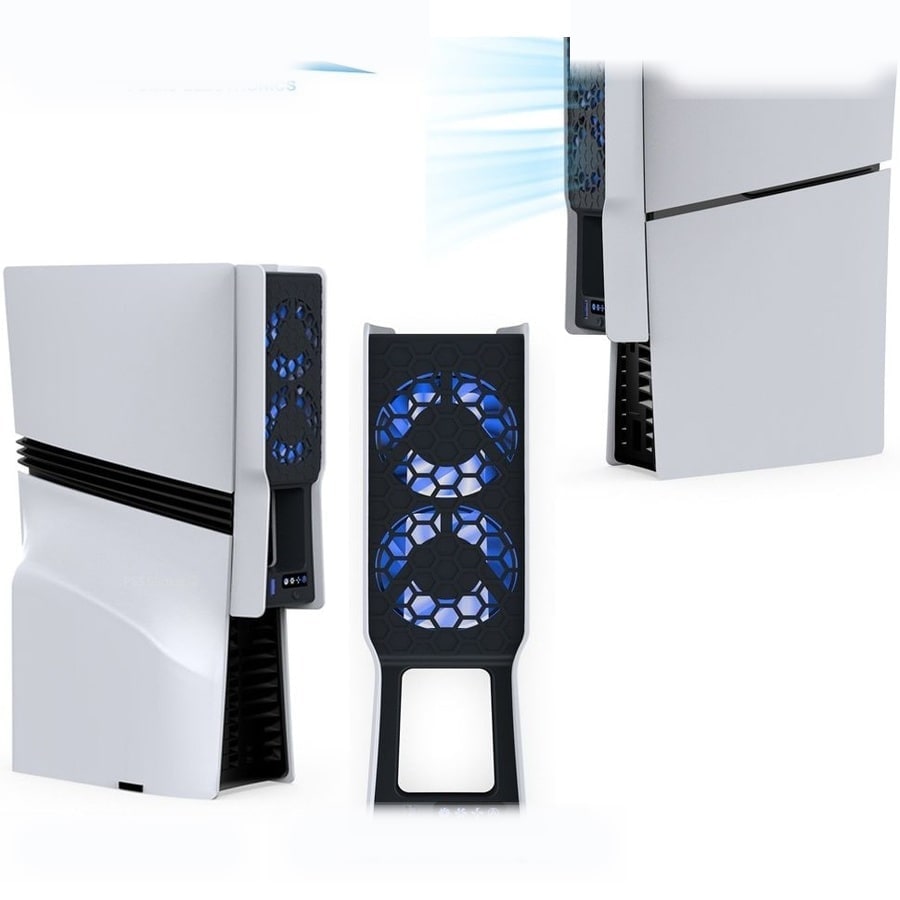 TP5-35159 PS5 Slim / PS5 Pro Blue LED Cooling Fan