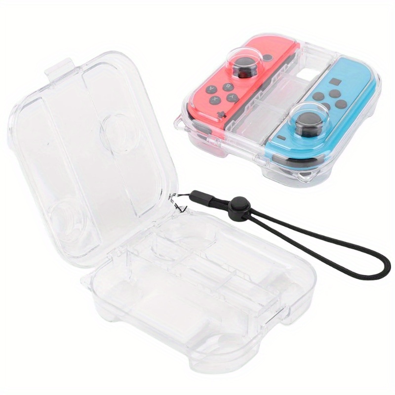 Transparent Joy-Con Protective Storage Case